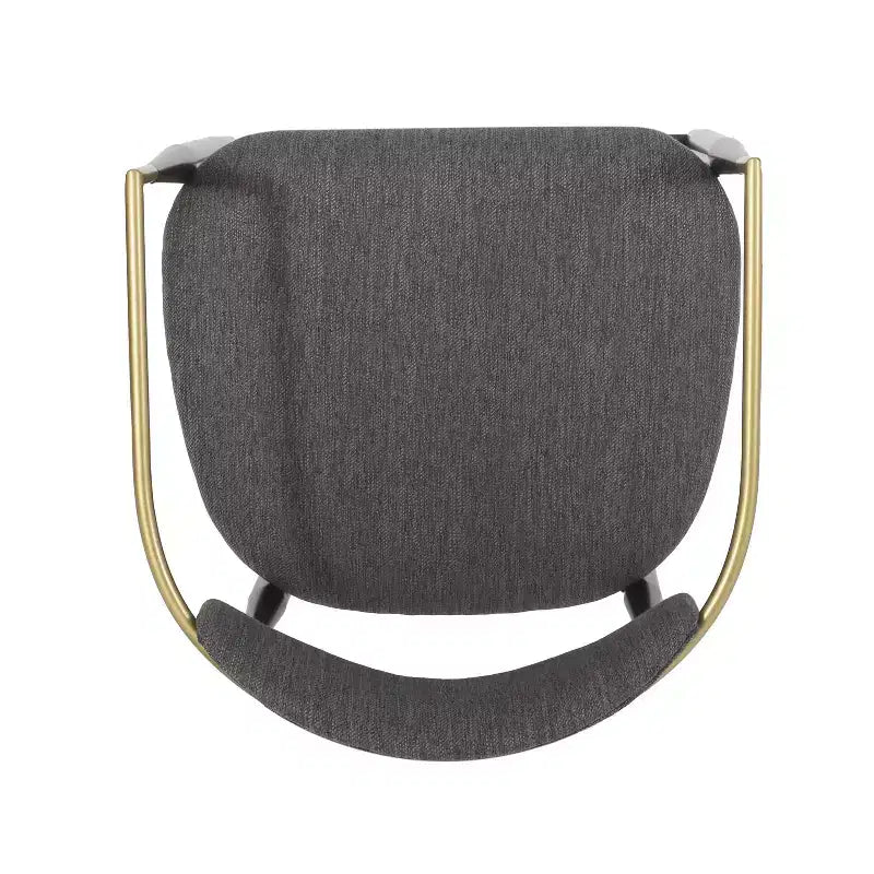 Sgabelli da bancone moderni imbottiti in tessuto di ferro da 63,5 cm