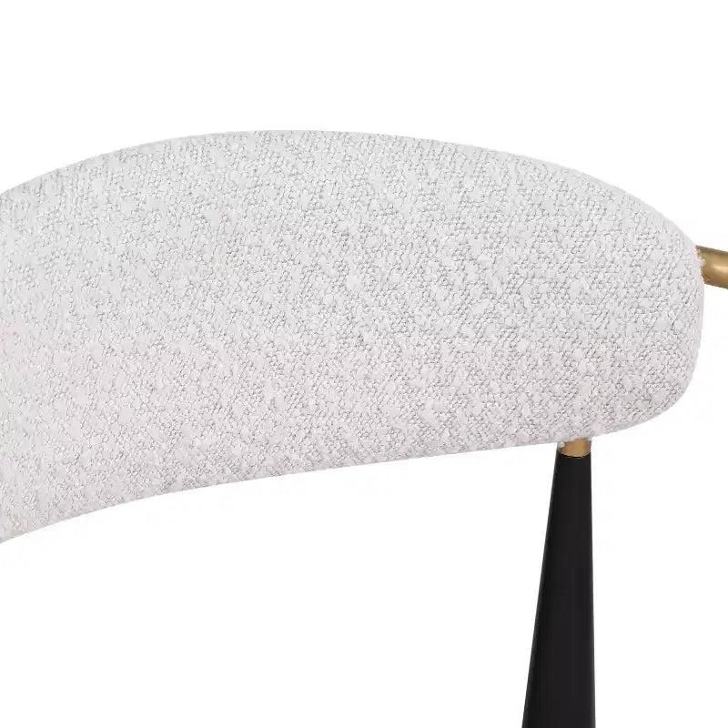 Sgabelli da bancone moderni imbottiti in tessuto di ferro da 63,5 cm