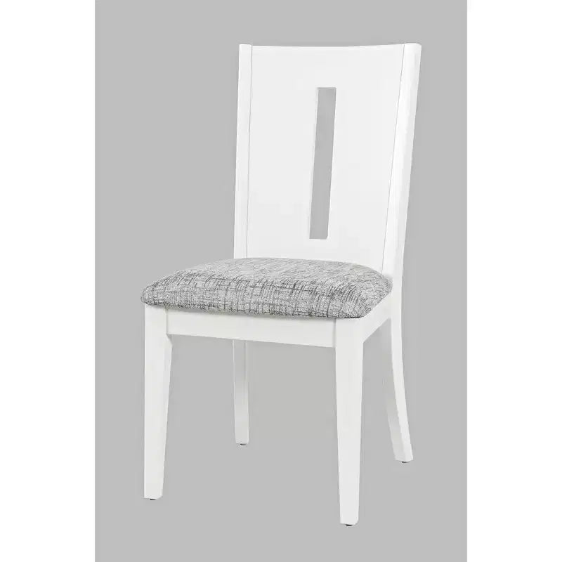 Sedia da pranzo imbottita Slotback contemporanea