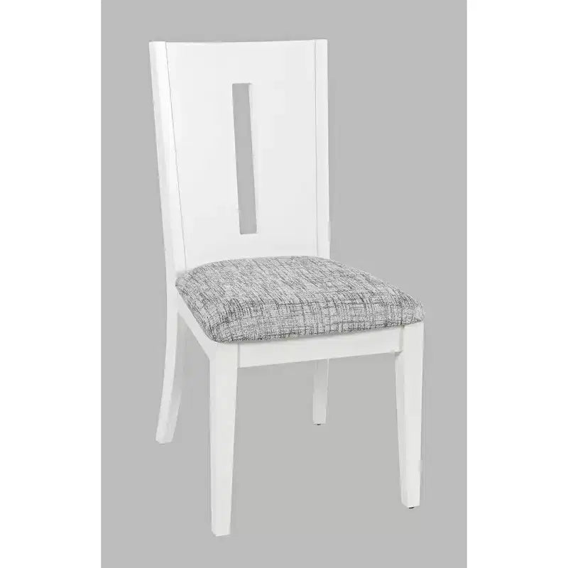 Sedia da pranzo imbottita Slotback contemporanea