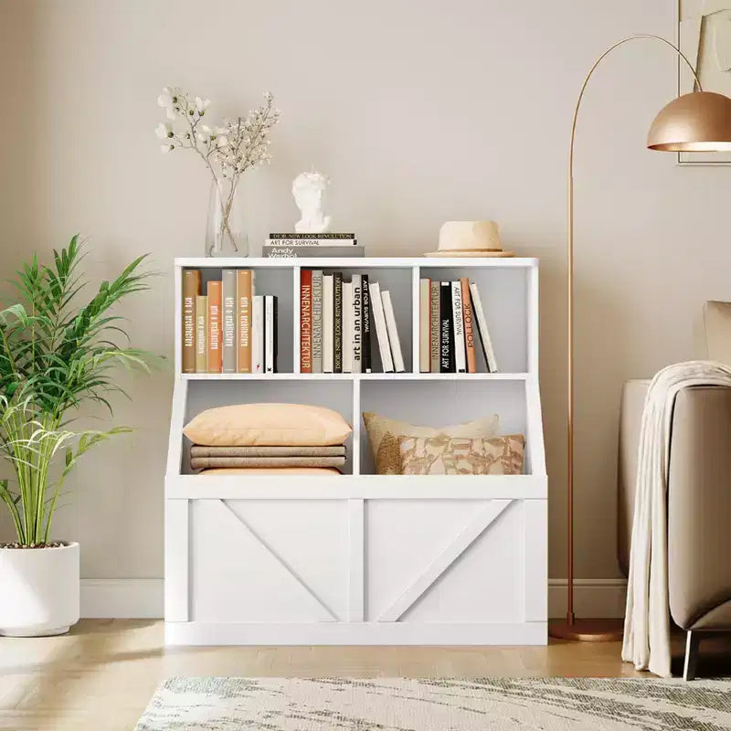 Organizzatore portaoggetti giocattoli per bambini, Libreria e contenitore giocattoli per bambini, Organizzatore giocattoli libreria per bambini per camerette, sale giochi, camerette e asili nido