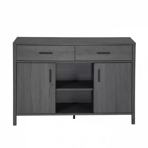 FC Design 47W Sideboard Storage Cabinet, Dining Server Cupboard Buffet Table with Two Cabinets and Drawers